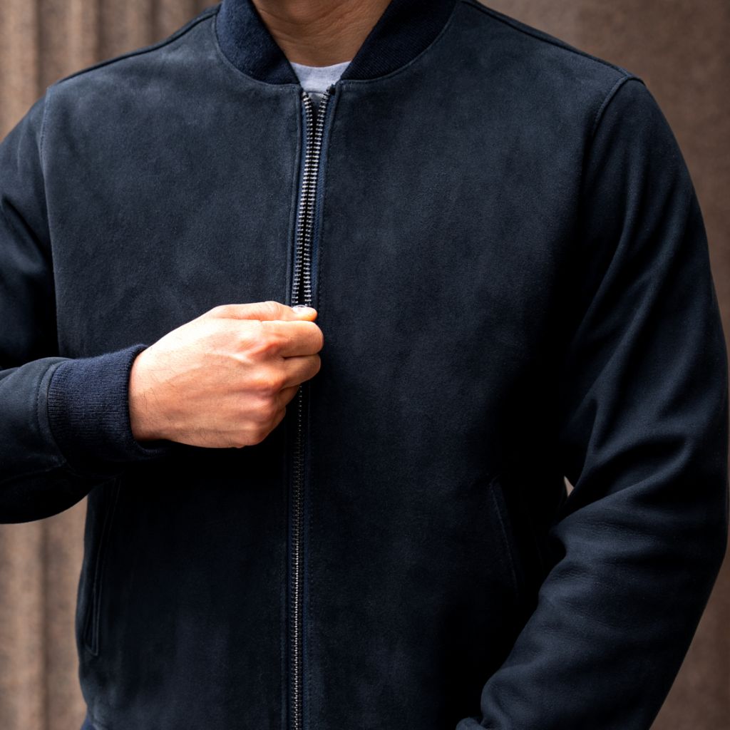 Bomber Jacket | Navy - Image 2