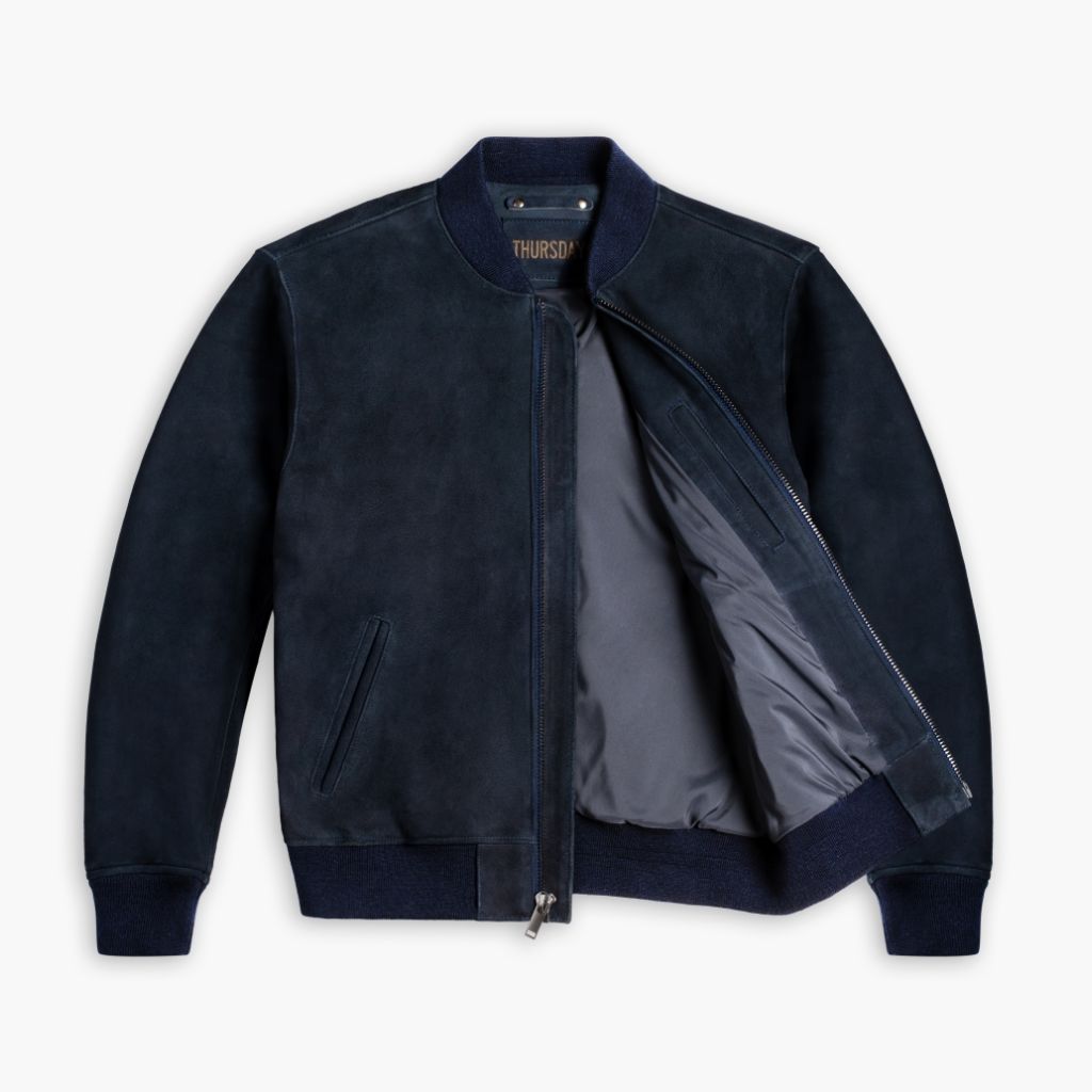 Bomber Jacket | Navy - Image 5